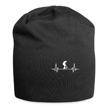 Scooter Scooter Scooter Gift - Jersey Beanie - black - Front