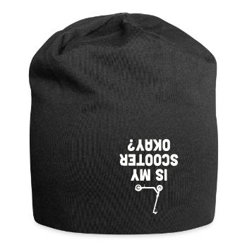 Scooter Scooter Scooter Gift - Jersey Beanie - black - Front