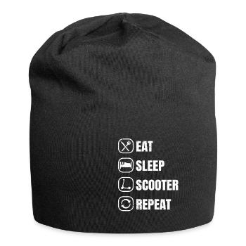 Scooter Scooter Scooter Gift - Jersey Beanie - black - Front
