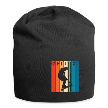 Scooter Scooter Scooter Gift - Jersey Beanie - black - Front