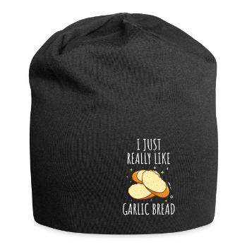 Ail Ail Pain Pain Cadeau alimentaire - Bonnet en jersey - noir - Devant
