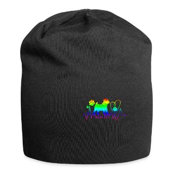 Chinese Shar Pei - Jersey-Beanie - Schwarz - Vorne