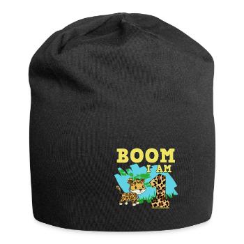 1st birthday Jaguar - Jersey Beanie - black - Front
