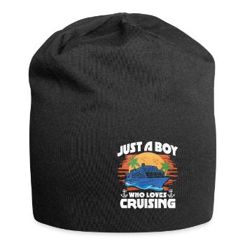 Kreuzfahrt - Jersey-Beanie - Schwarz - Vorne