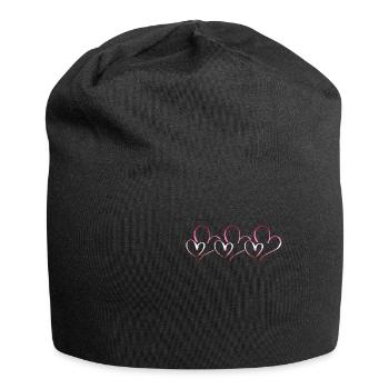 Cadeau du drapeau de la fierté lesbienne lesbienne - Bonnet en jersey - noir - Devant