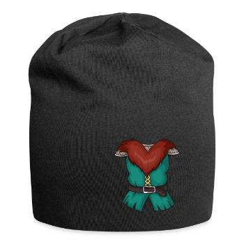 Costume viking - Bonnet en jersey - noir - Devant