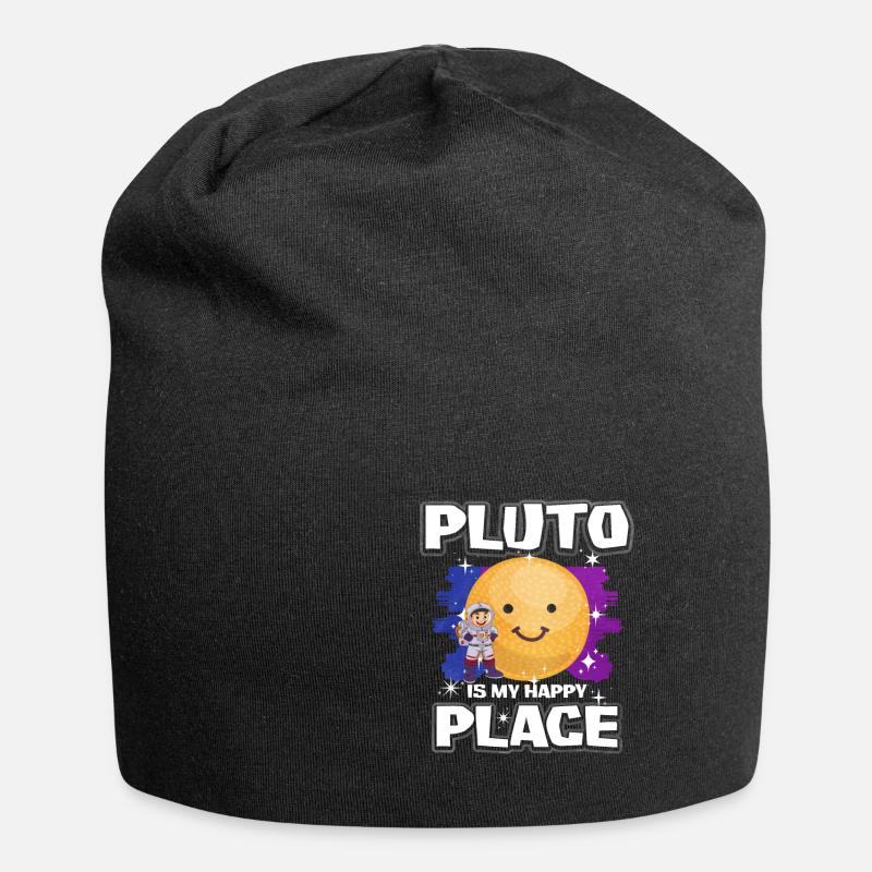 Cadeau de la planète Pluton - Bonnet en jersey - noir
