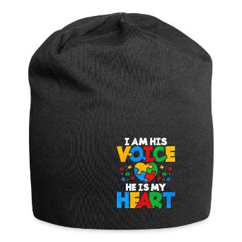 Autism Autism Gift - Jersey Beanie - black - Front