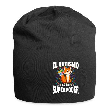 Autism Autism Gift - Jersey Beanie - black - Front