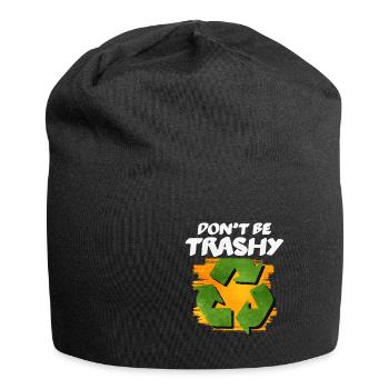 Recycling - Jersey Beanie - black - Front
