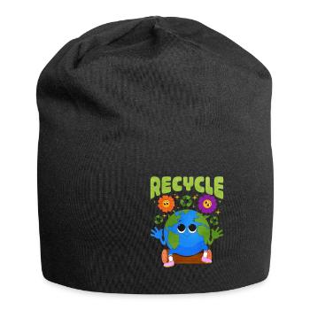 Recyclage - Bonnet en jersey - noir - Devant