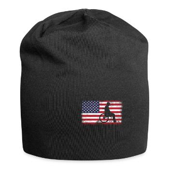 Rollstuhl - Jersey-Beanie - Schwarz - Vorne