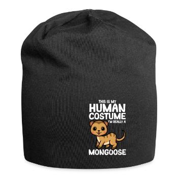 Mangoustes Mangoustes Suricates - Bonnet en jersey - noir - Devant