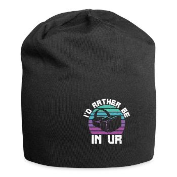 Virtual Reality VR Gift - Jersey Beanie - black - Front