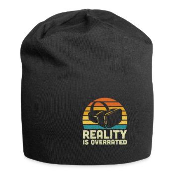 Virtual Reality VR Geschenk - Jersey-Beanie - Schwarz - Vorne
