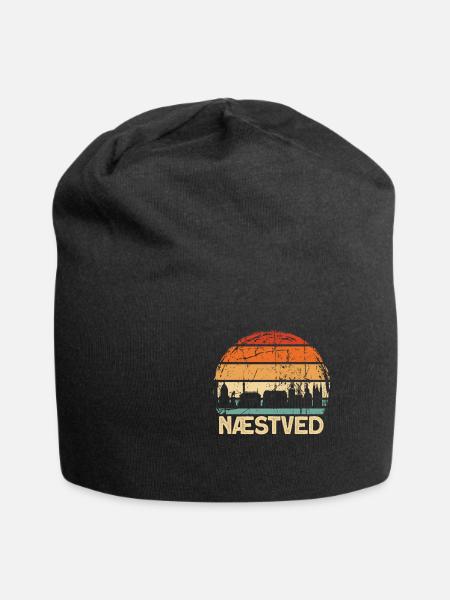 Næstved - Jersey-Beanie - Schwarz
