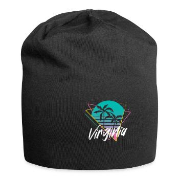 Virginia - Jersey-Beanie - Schwarz - Vorne