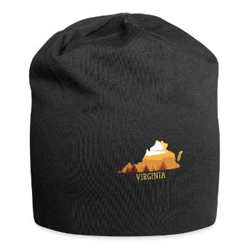 Virginia - Jersey-Beanie - Schwarz - Vorne