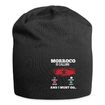 Maroc - Bonnet en jersey - noir - Devant