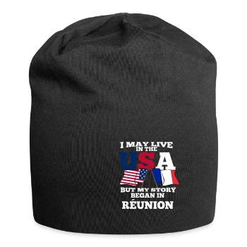 Réunion - Bonnet en jersey - noir - Devant