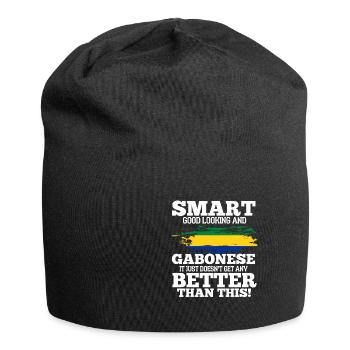 Gabon - Jersey Beanie - black - Front