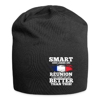 Réunion - Bonnet en jersey - noir - Devant