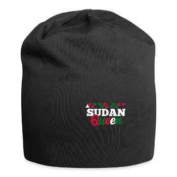 Sudan - Jersey-Beanie - Schwarz - Vorne