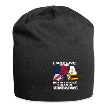 Zimbabwe - Bonnet en jersey - noir - Devant