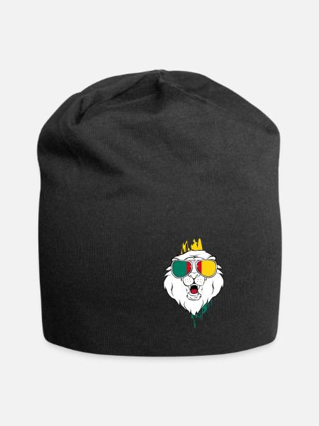 Cameroun - Bonnet en jersey - noir