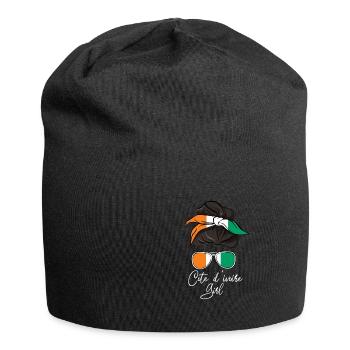 Côte d’Ivoire - Bonnet en jersey - noir - Devant