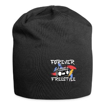 Breakdancing - Jersey-Beanie - Schwarz - Vorne