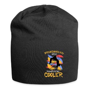 Breakdancing - Jersey-Beanie - Schwarz - Vorne