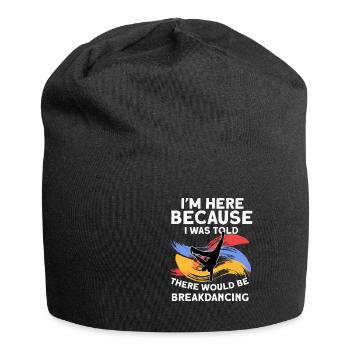 Breakdancing - Jersey-Beanie - Schwarz - Vorne