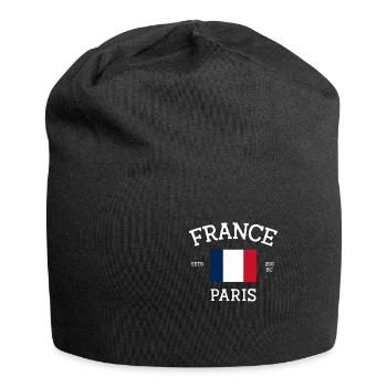 Frankreich - Jersey-Beanie - Schwarz - Vorne