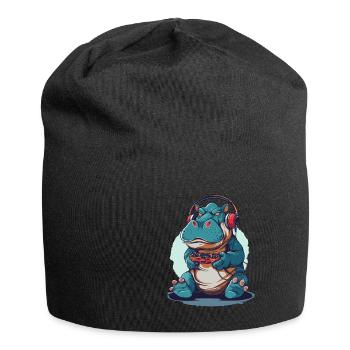 Hippo Video Game - Jersey Beanie - black - Front