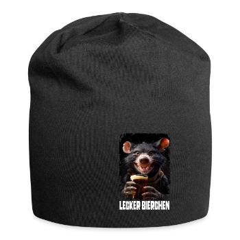 Delicious Beer Tasmanian Devil - Jersey Beanie - black - Front