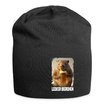 Delicious Beer Wombat - Jersey Beanie - black - Front