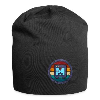 3D Printing - Jersey Beanie - black - Front