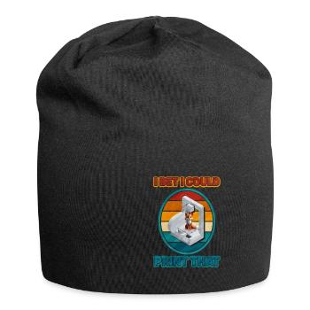 3D Printing - Jersey Beanie - black - Front