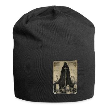 Der Grabwächter Tarot - Jersey-Beanie - Schwarz - Vorne