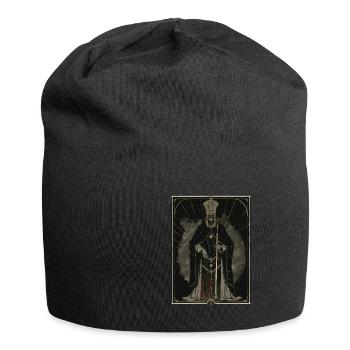 Der Hierophant Tarot - Jersey-Beanie - Schwarz - Vorne