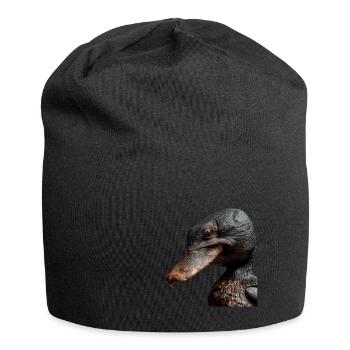 Schnabeltier - Jersey-Beanie - Schwarz - Vorne