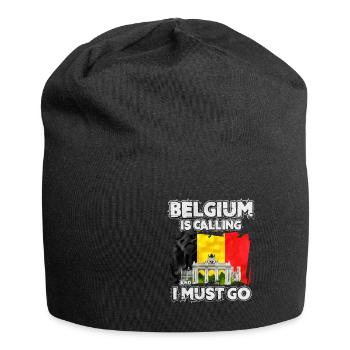 Belgien - Jersey-Beanie - Schwarz - Vorne