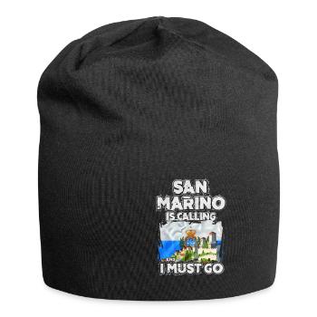 San Marino - Jersey-Beanie - Schwarz - Vorne