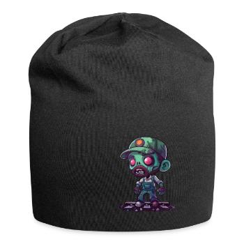 Halloween des cheminots - Bonnet en jersey - noir - Devant