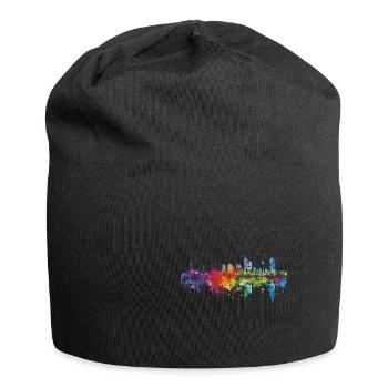 Ludwigshafen am Rhein - Jersey-Beanie - Schwarz - Vorne