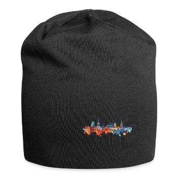 Magdeburg - Jersey-Beanie - Schwarz - Vorne
