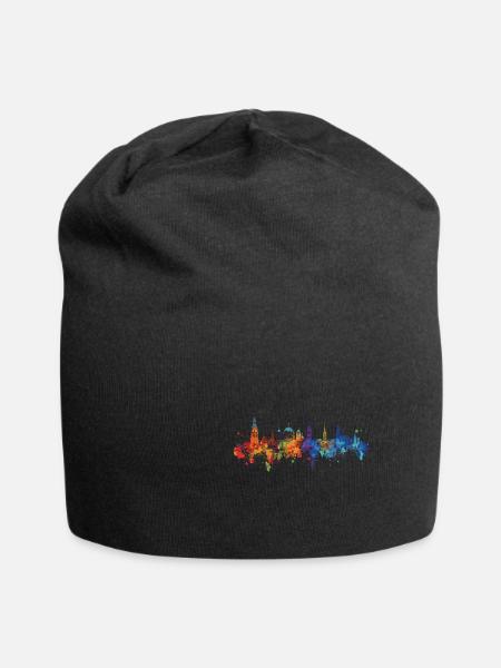 Meißen - Jersey-Beanie - Schwarz