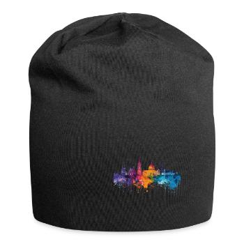 Bielefeld - Jersey-Beanie - Schwarz - Vorne