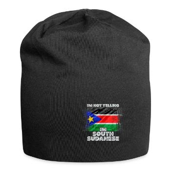 Sudan - Jersey-Beanie - Schwarz - Vorne